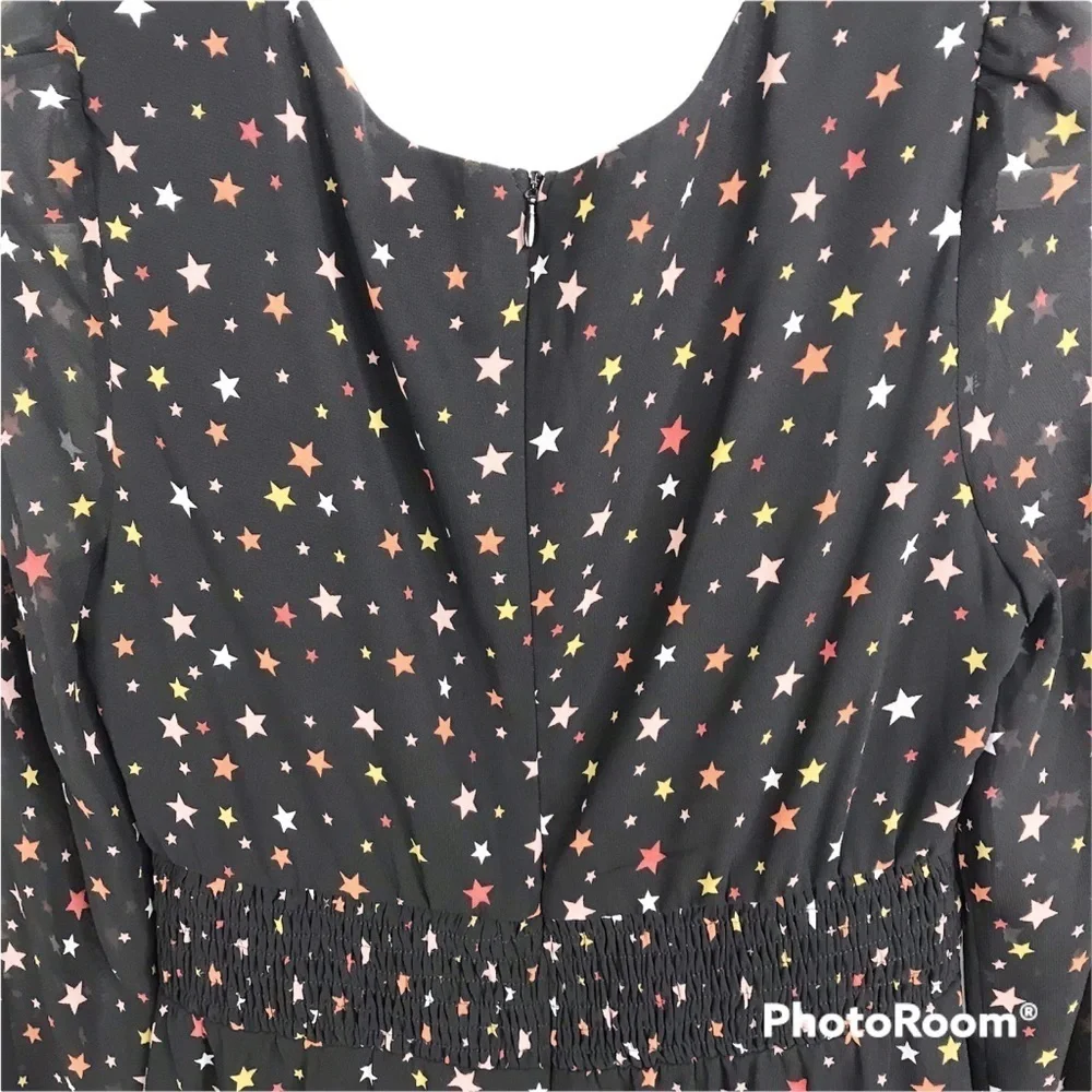 Le Lis Starry Nights black midi dress from Stitchfix size S NWT - Picture 7 of 10